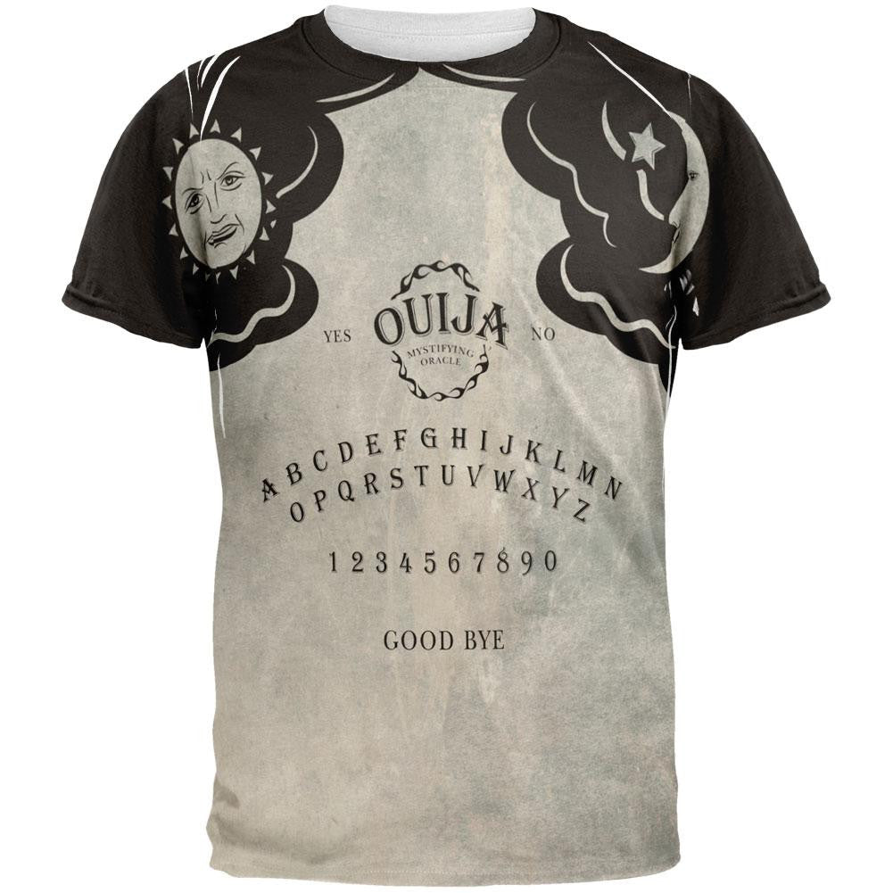 Halloween Ouija Board Costume All Over Adult T-Shirt Men's T-Shirts Old Glory 2XL Multi