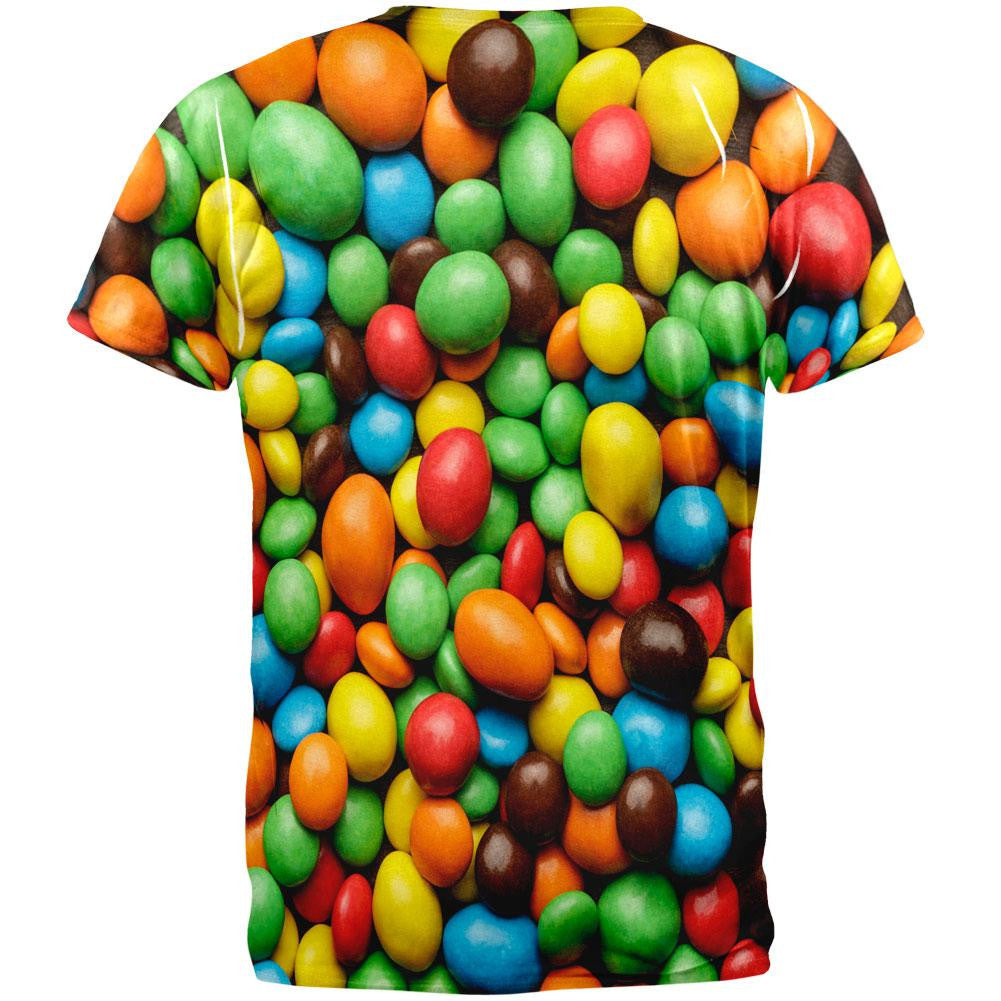 Halloween - Candy Coated Chocolate All Over Adult T-Shirt Men's T-Shirts Old Glory