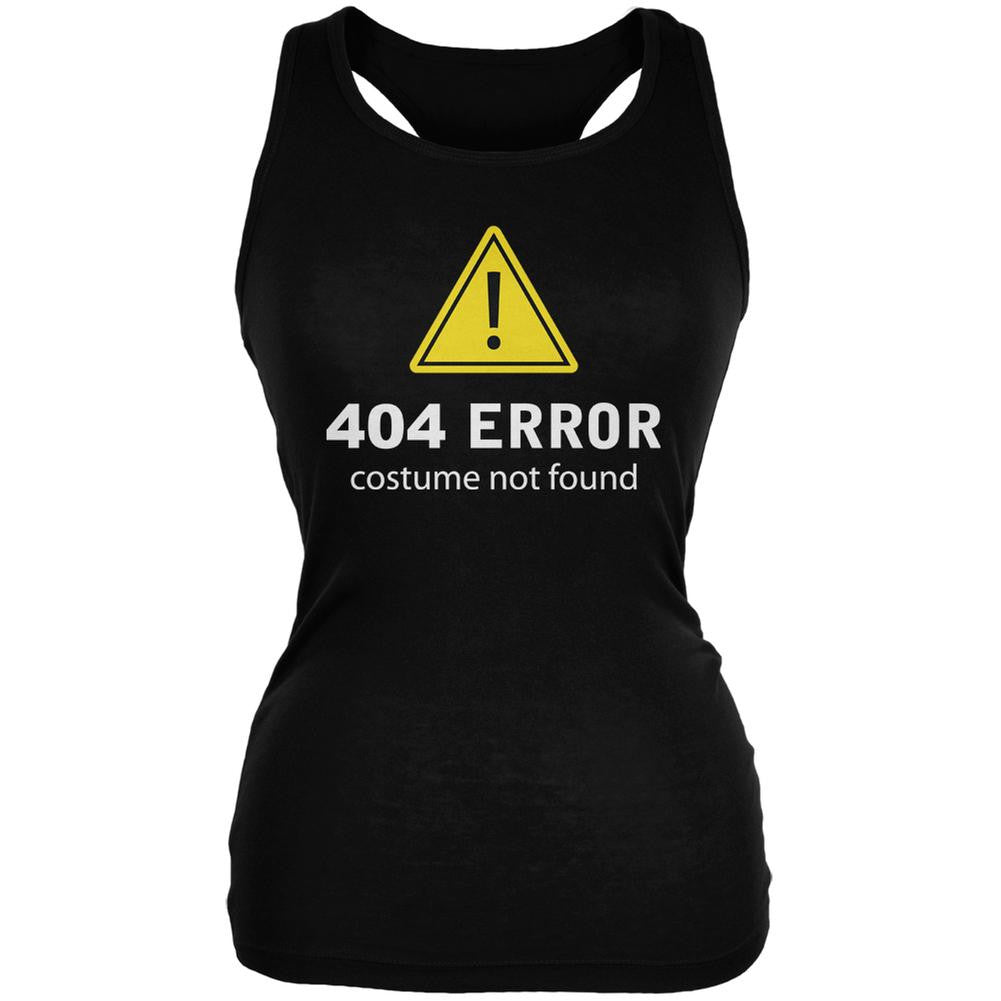 Halloween 404 Costume Not Found Black Juniors Soft Tank Top Juniors Tank Tops Old Glory 2XL Black