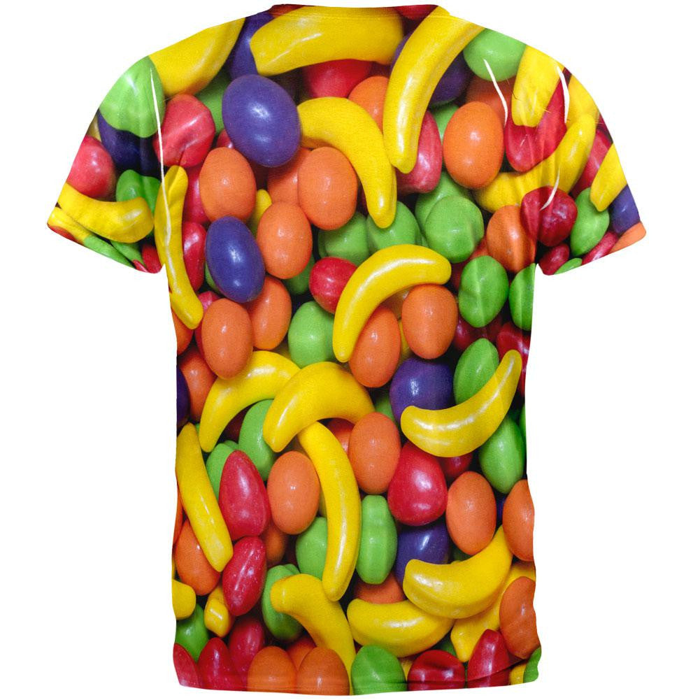 Halloween Fruit Candy All Over Adult T-Shirt Men's T-Shirts Old Glory