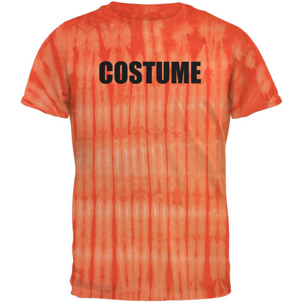 Halloween Costume Bamboo Orange Tie-Dye Adult T-Shirt Men's T-Shirts Old Glory 2XL