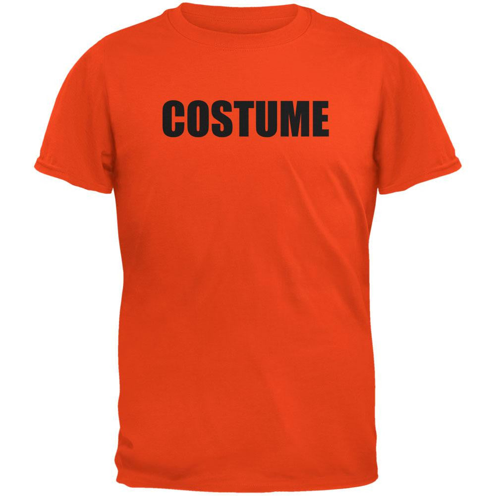 Halloween Costume Costume Orange Adult T-Shirt Men's T-Shirts Old Glory 2XL Orange