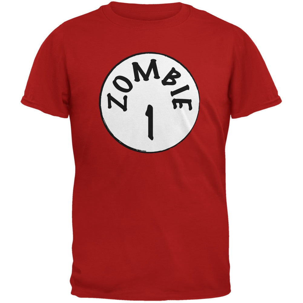 Halloween Zombie 1 One Costume Red Youth T-Shirt Youth T-Shirts Old Glory LG Red