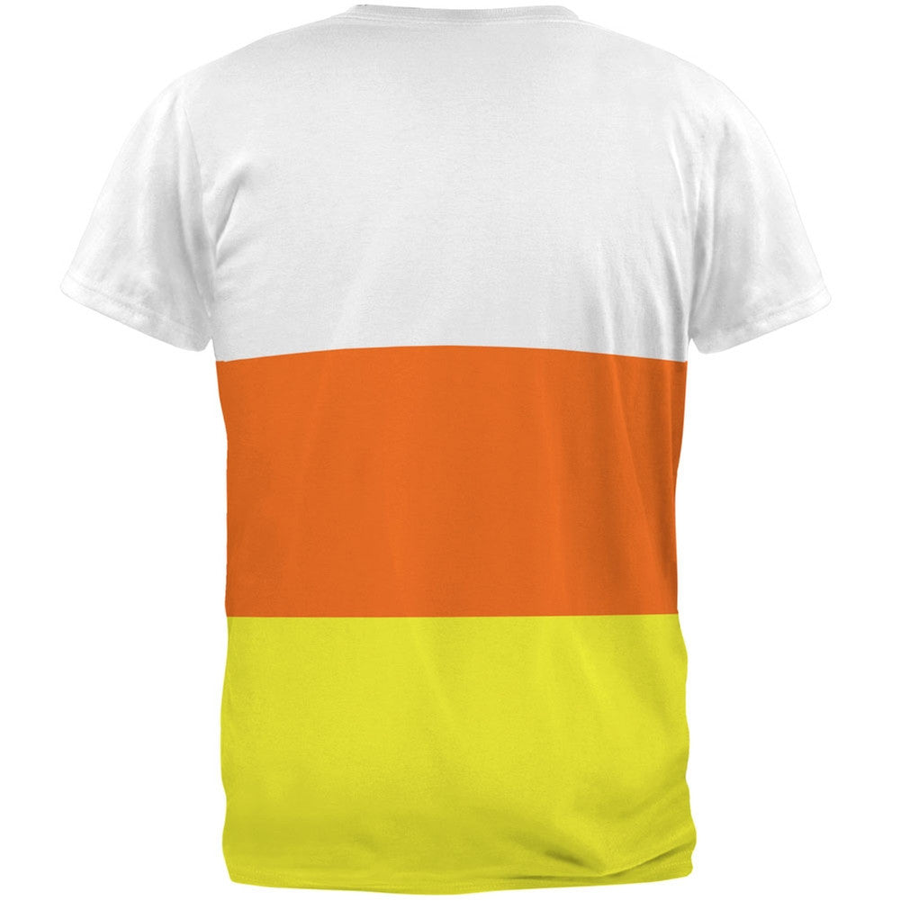 Halloween Candy Corn Costume All Over Adult T-Shirt Men's T-Shirts Old Glory