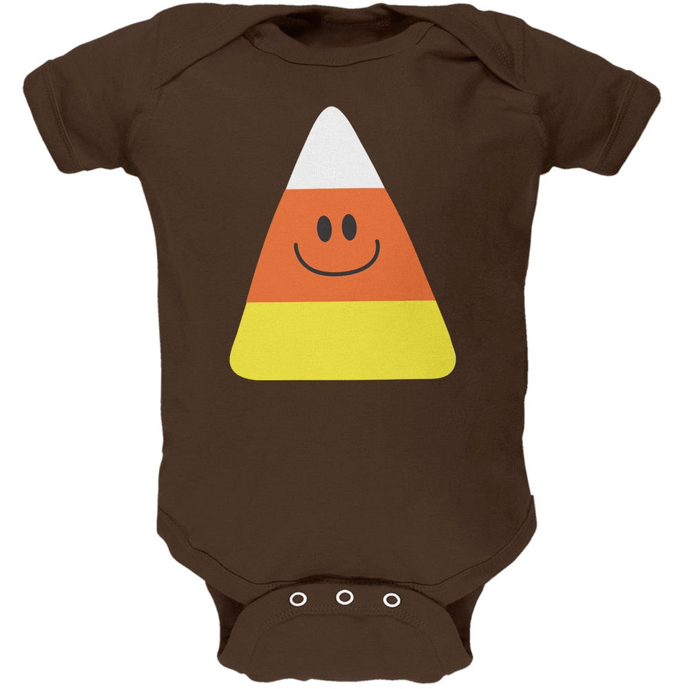 Halloween Candy Corn Costume Brown Soft Baby One Piece Baby One Piece Old Glory