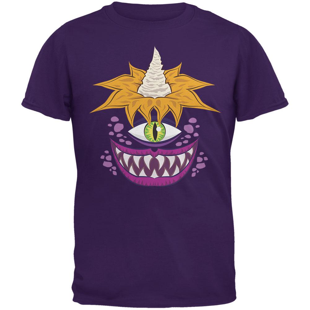 Halloween Flying Purple People Eater Purple Adult T-Shirt Men's T-Shirts Old Glory 2XL Purple