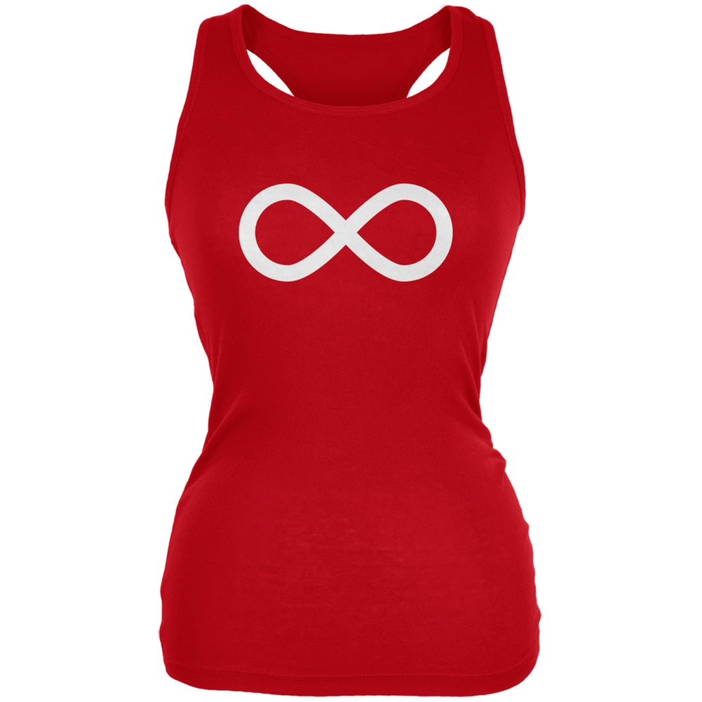 Metis Flag of Canada Red Juniors Soft Tank Top Juniors Tank Tops Old Glory 2XL Red
