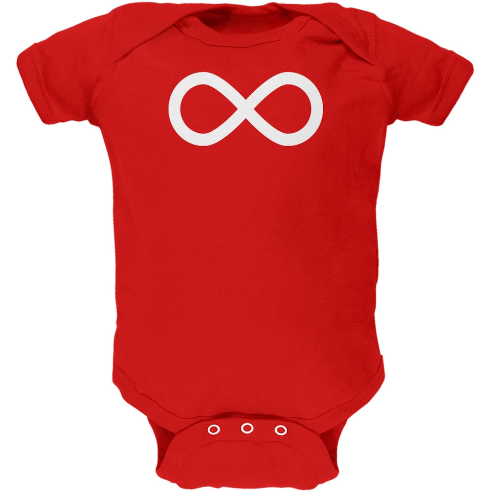 Metis Flag of Canada Red Soft Baby One Piece Baby One Piece Old Glory 0-3M Red