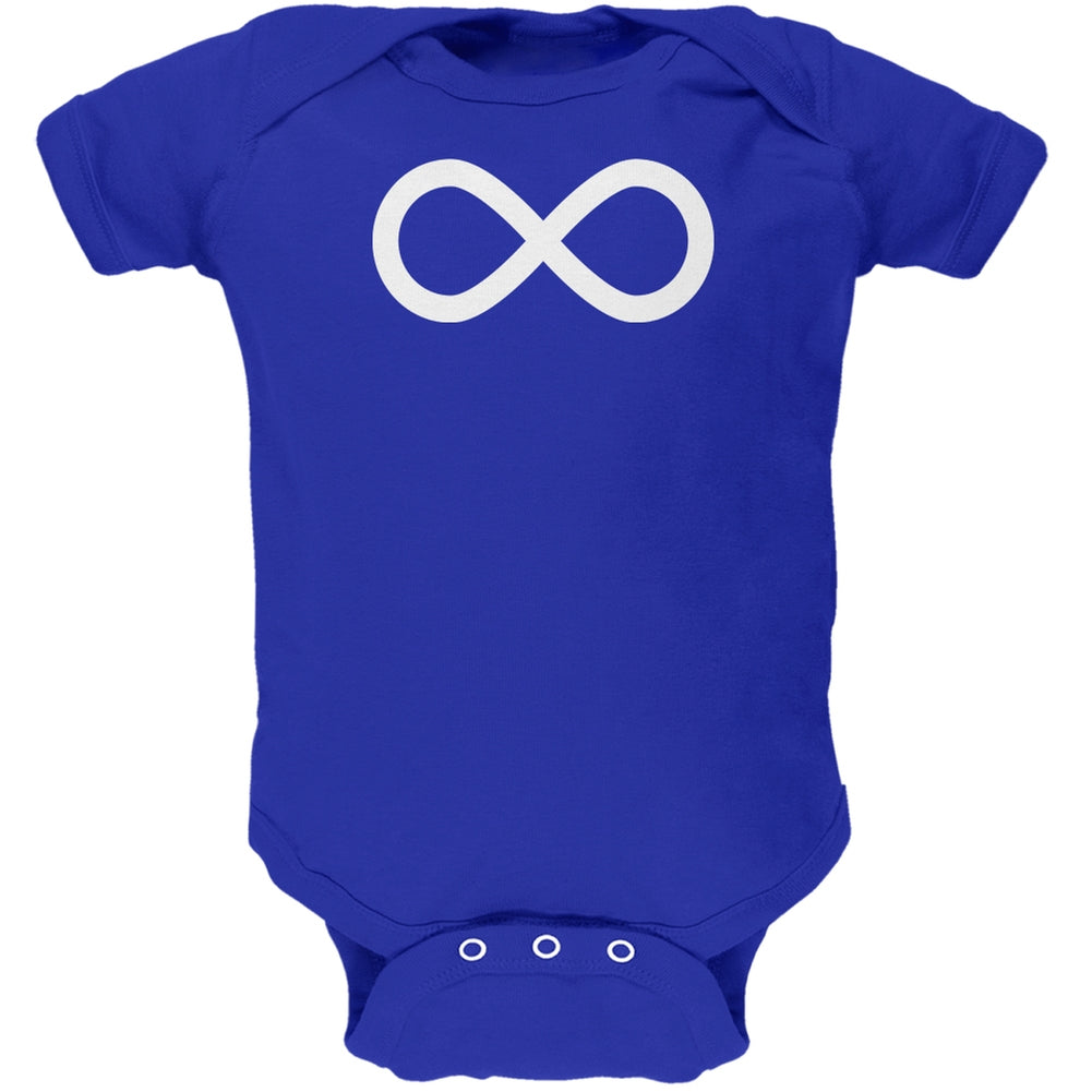 Metis Flag of Canada Royal Soft Baby One Piece Baby One Piece Old Glory 0-3M Blue