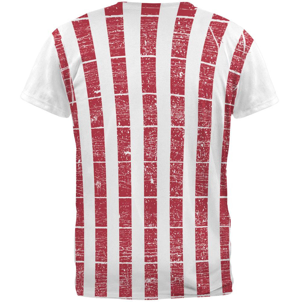 American Metis Flag Distressed All Over Adult T-Shirt Men's T-Shirts Old Glory