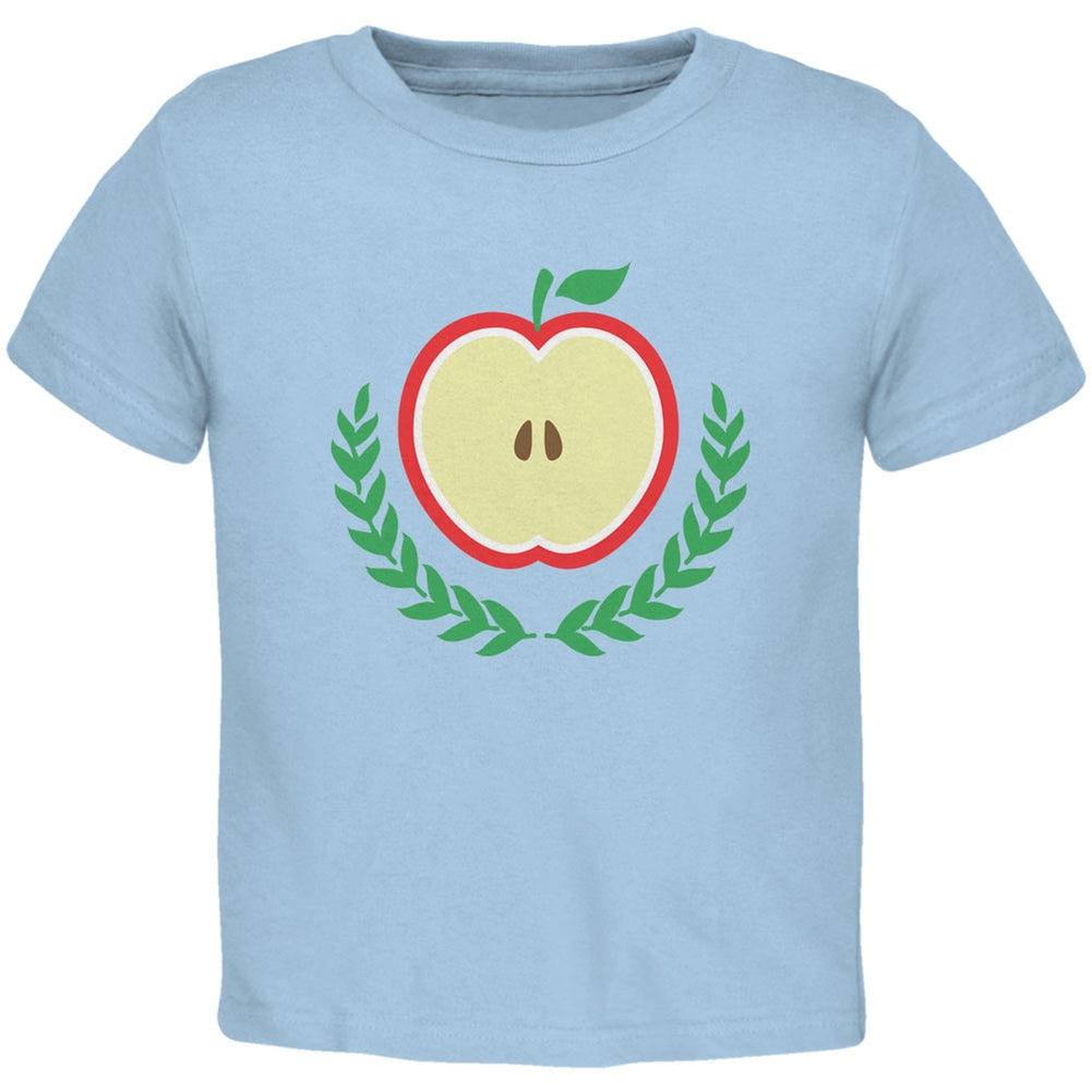Baby Shower Theme Apple of My Eye Light Blue Toddler T-Shirt Toddler T-Shirts Old Glory 2T Blue