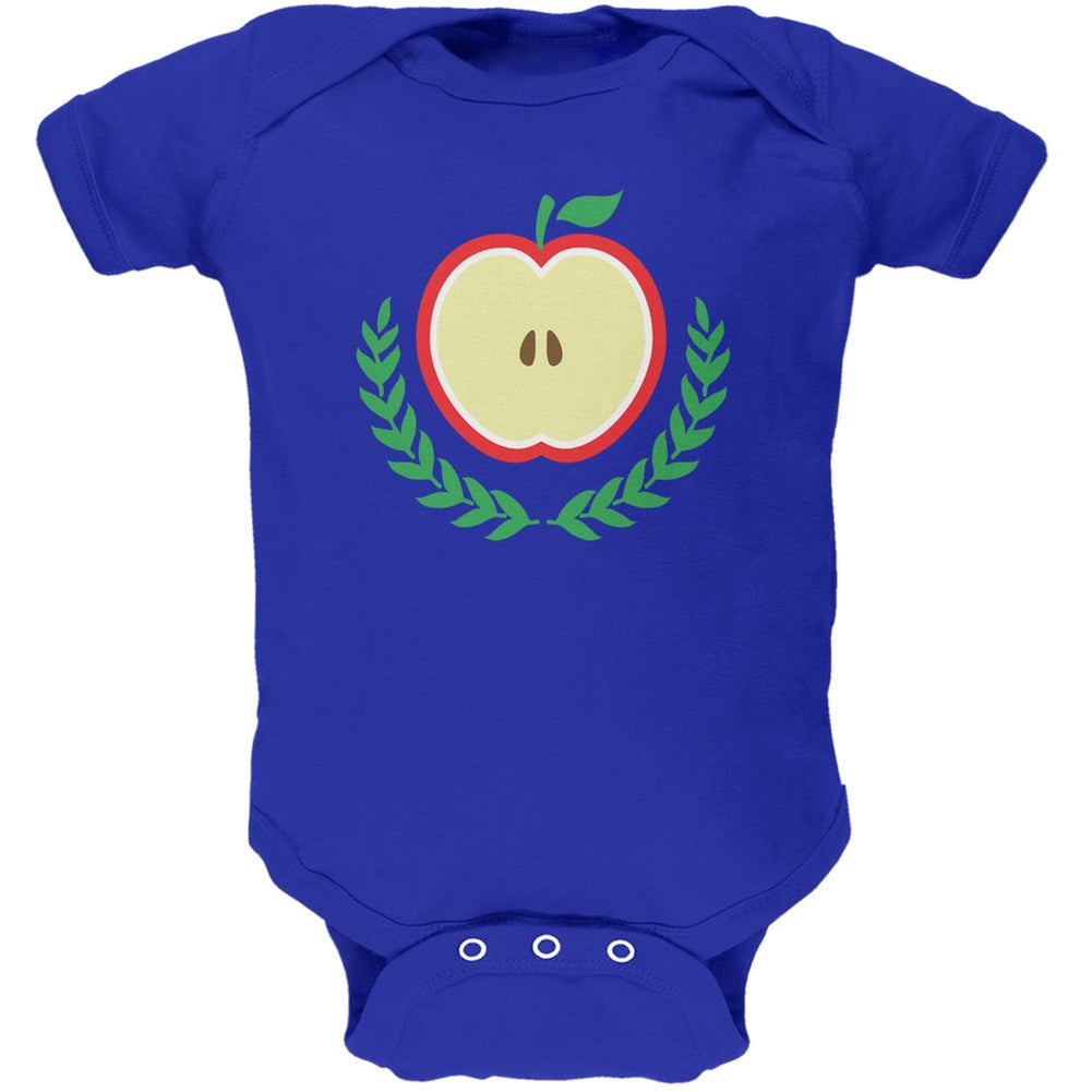 Baby Shower Theme Apple of My Eye Royal Soft Baby One Piece Baby One Piece Old Glory 0-3M Blue
