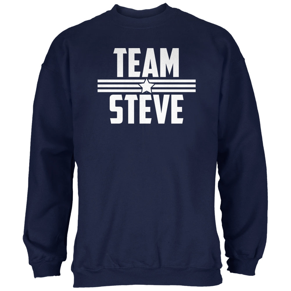 Civil War Team Steve Navy Adult Sweatshirt Men's Sweatshirts Old Glory 2XL Blue