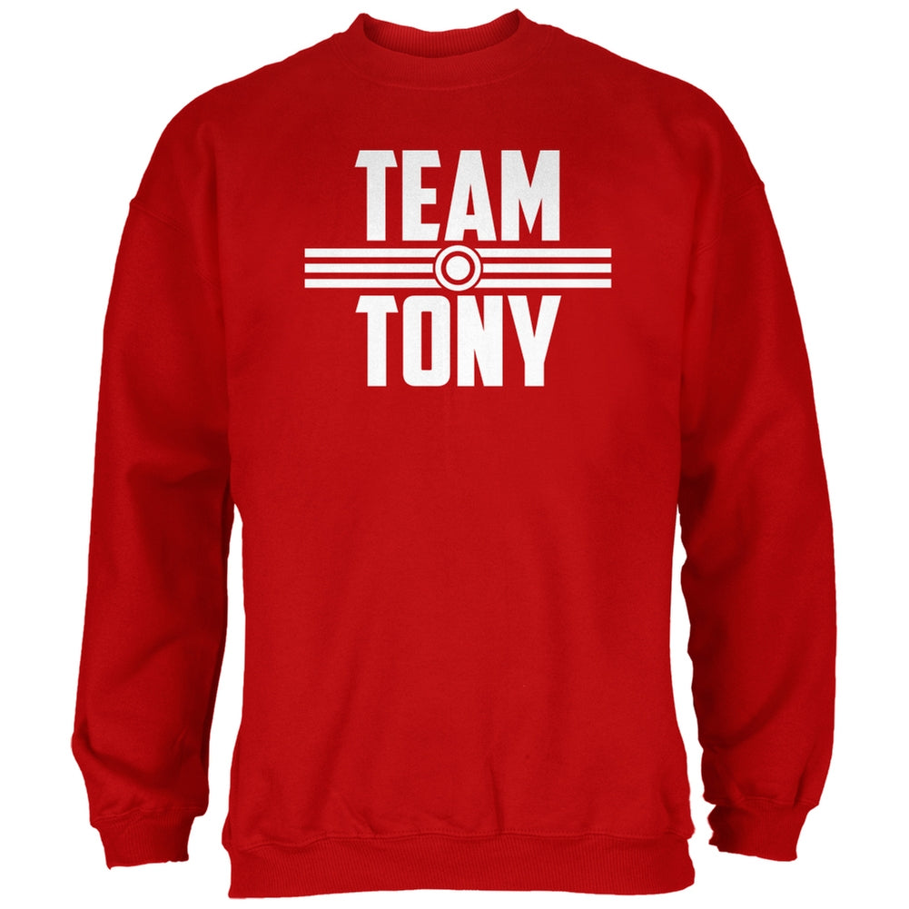 Civil War Team Tony Red Adult Sweatshirt Men's Sweatshirts Old Glory 2XL Red