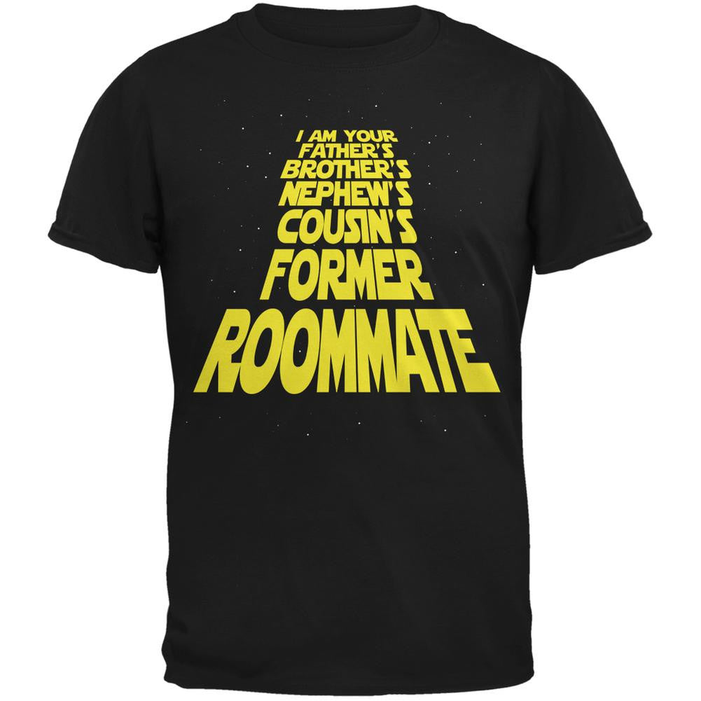 I'm Your Fathers Former Roomate Black Adult T-Shirt Men's T-Shirts Old Glory 2XL Black