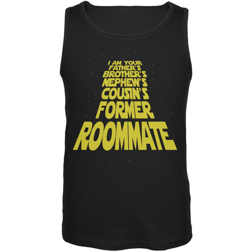 I'm Your Fathers Former Roomate Black Adult Tank Top Men's Tank Tops Old Glory 2XL Black