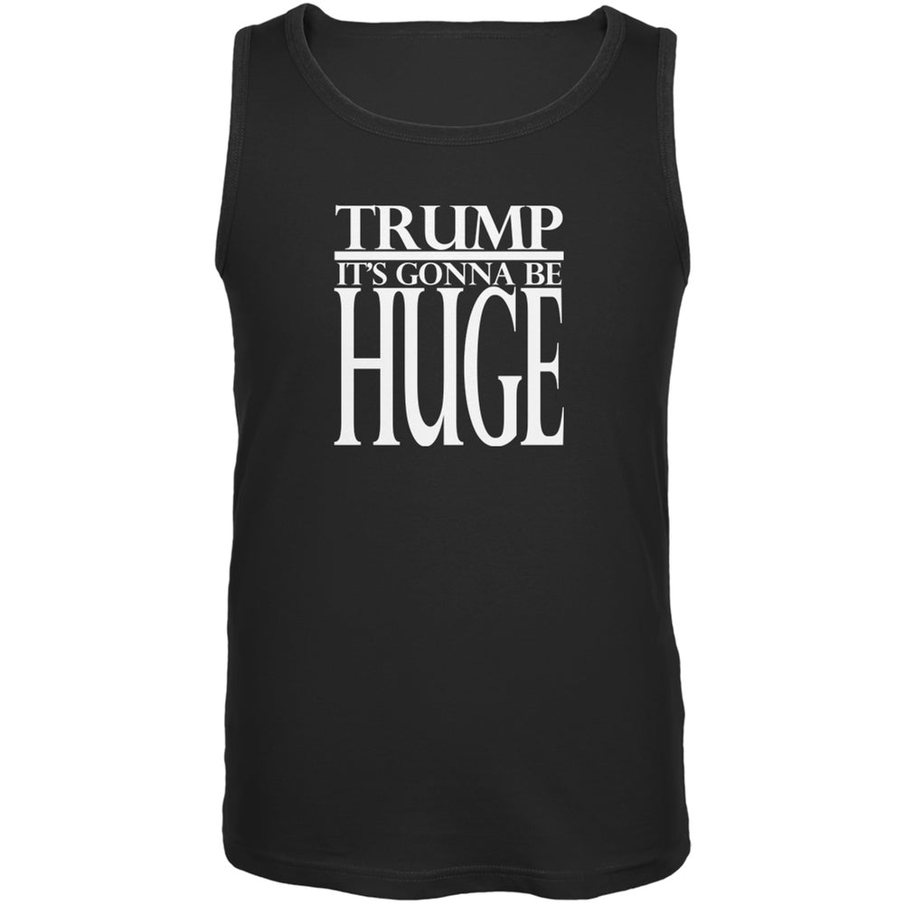 Election 2020 Trump Huge Black Adult Tank Top Men's Tank Tops Old Glory SM Black