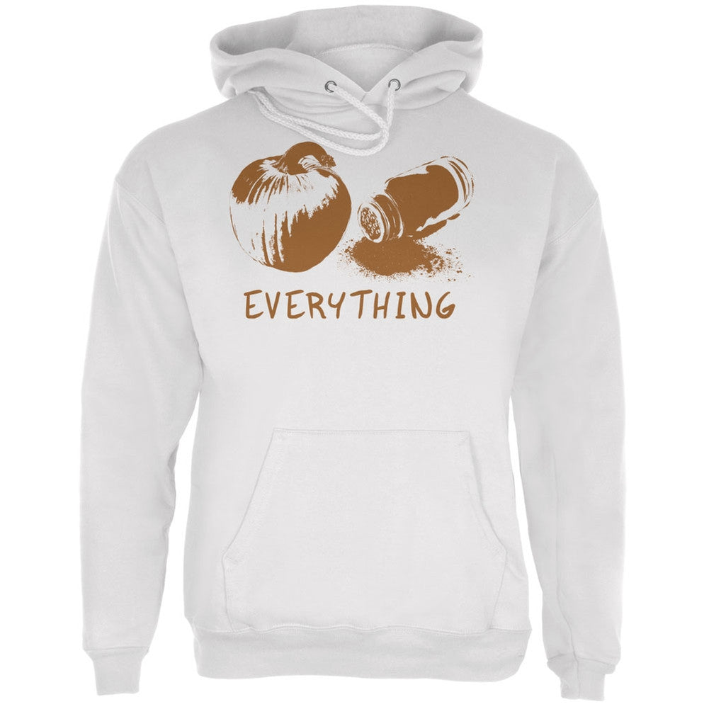 Pumpkin Spice Everything White Adult Hoodie Men's Hoodies Old Glory LG White