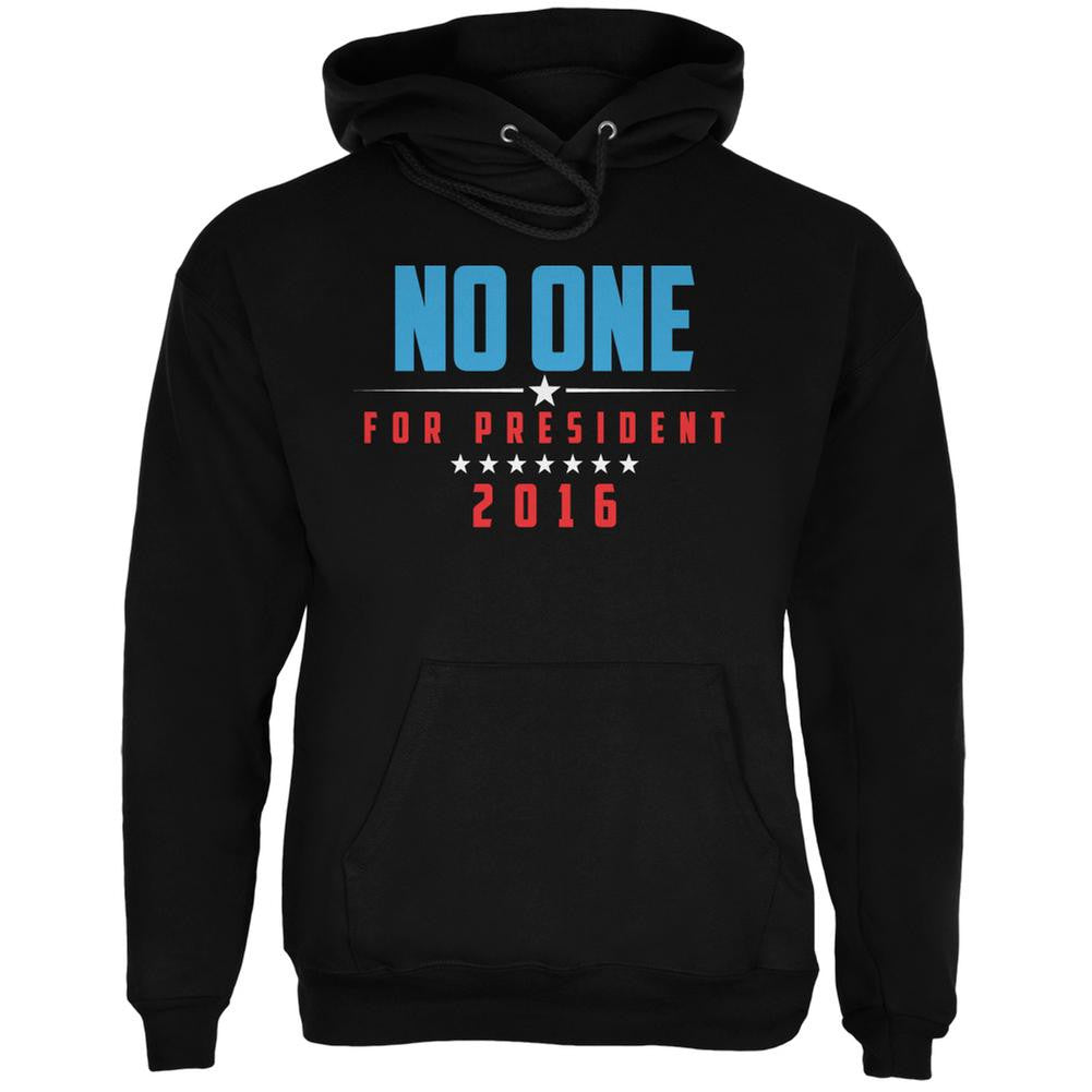 Election 2016 No One For President Black Adult Hoodie Men's Hoodies Old Glory 2XL Black