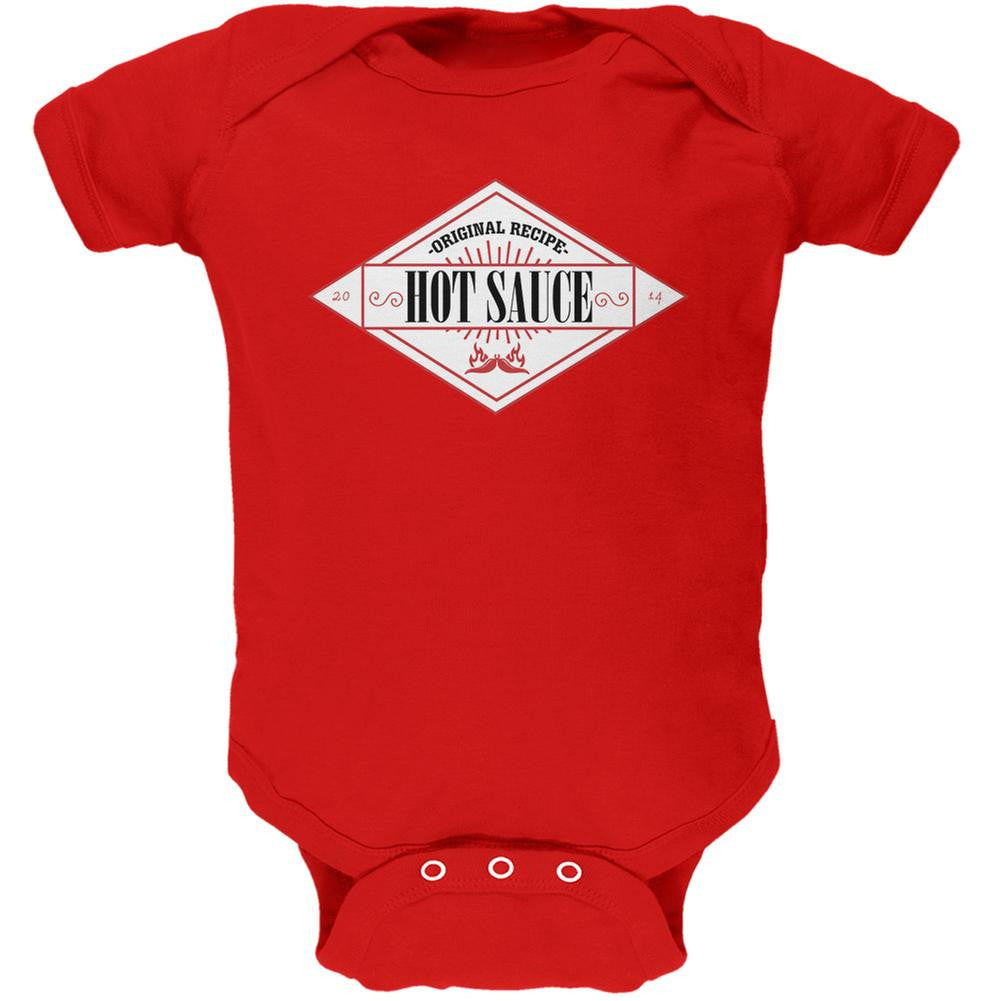 Halloween Hot Sauce Costume Red Soft Baby One Piece Baby One Piece Old Glory 0-3M Red