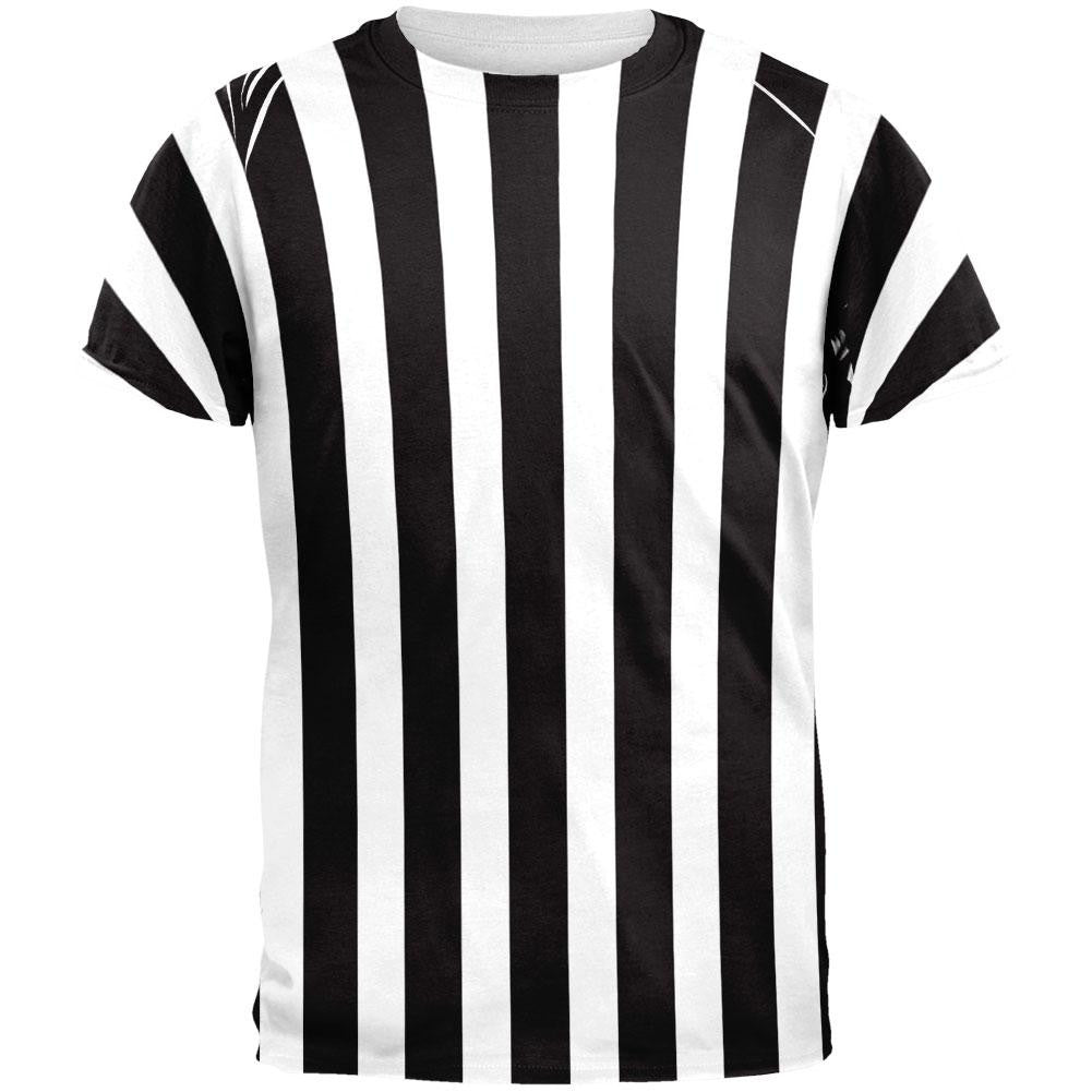 Halloween Referee All Over Adult T-Shirt Men's T-Shirts Old Glory 2XL Multi