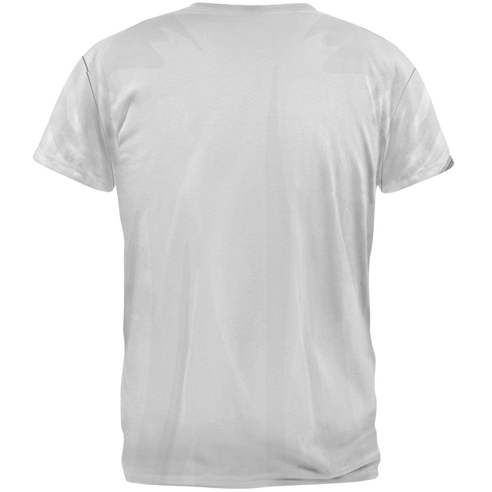 Halloween Costume 50's Waiter All Over Adult T-Shirt Men's T-Shirts Old Glory