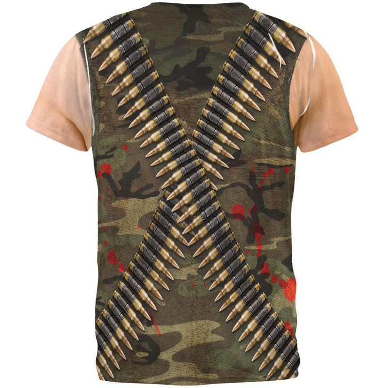 Halloween Commando Ranger Costume All Over Adult T-Shirt Men's T-Shirts Old Glory