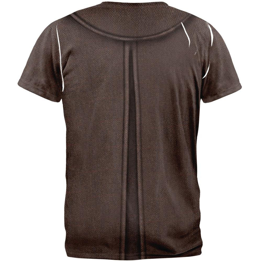 Halloween Sherlock Holmes Costume All Over Adult T-Shirt Men's T-Shirts Old Glory