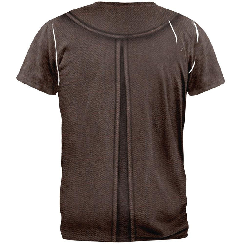 Halloween Sherlock Holmes Costume All Over Adult T-Shirt Men's T-Shirts Old Glory