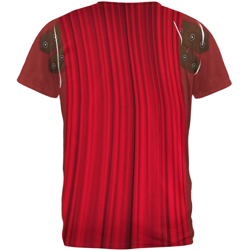 Halloween Gladiator Costume All Over Adult T-Shirt Men's T-Shirts Old Glory