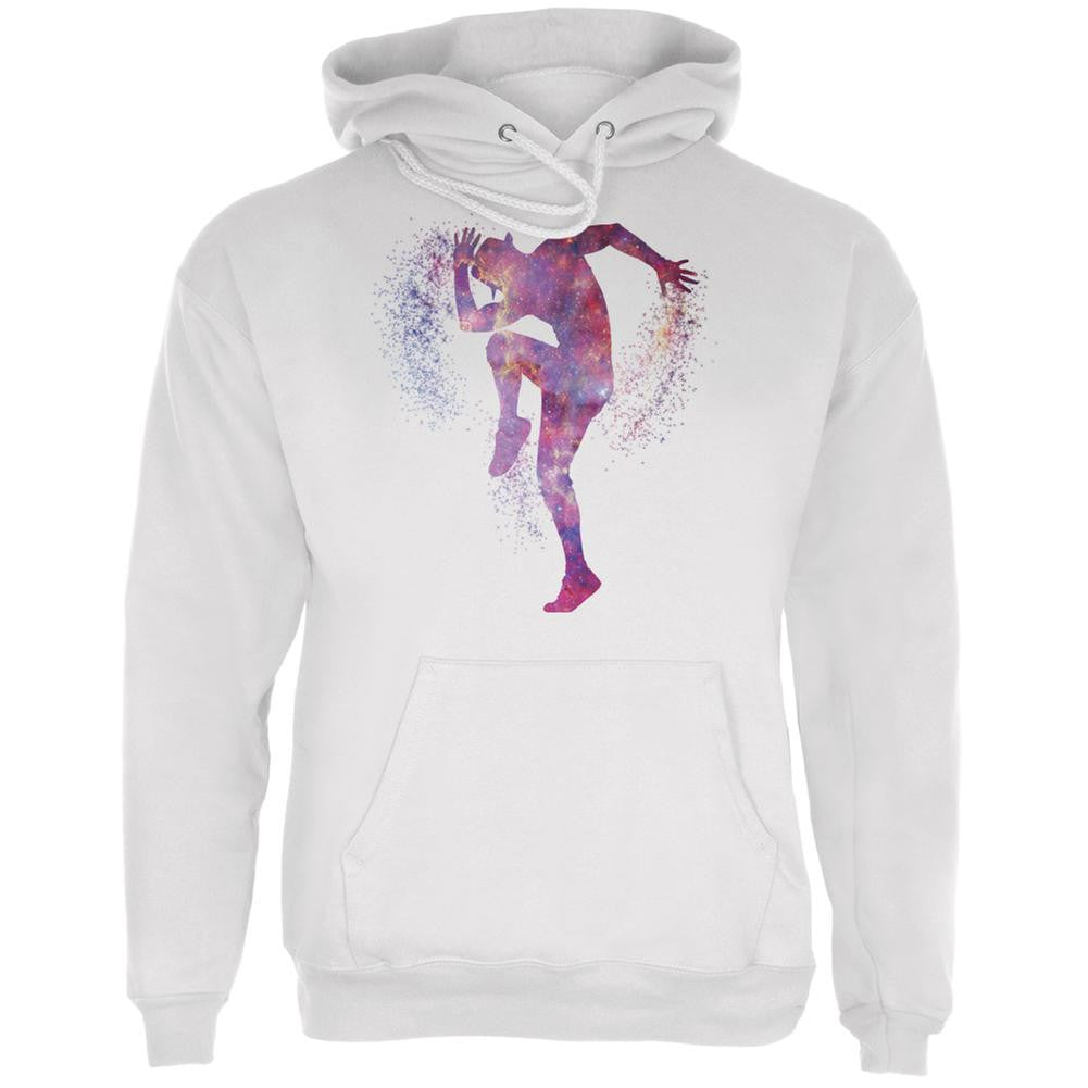 Galaxy Jazz Dancer White Adult Hoodie Men's Hoodies Old Glory LG White