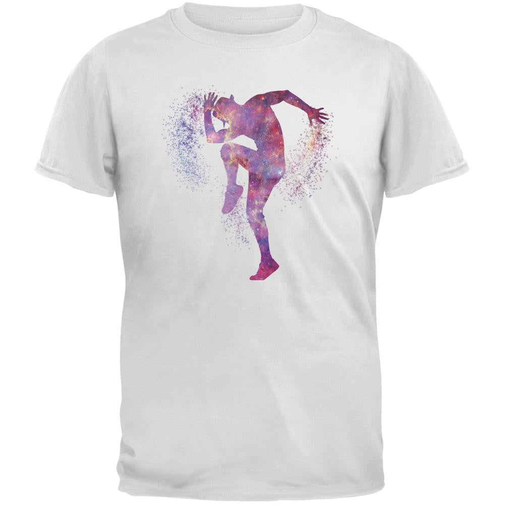 Galaxy Jazz Dancer White Youth T-Shirt Youth T-Shirts Old Glory LG White