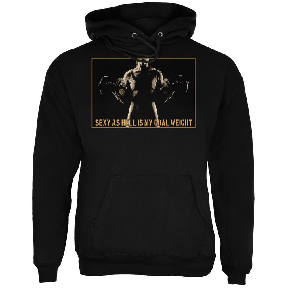 Crossfit Sexy as Hell Black Adult Hoodie Men's Hoodies Old Glory 2XL Black