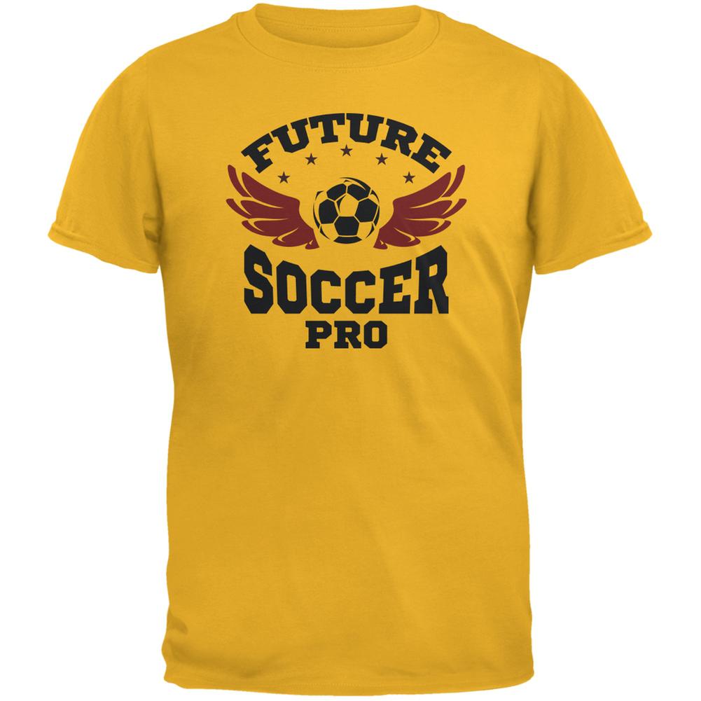 Future Soccer Pro Gold Youth T-Shirt Youth T-Shirts Old Glory LG Yellow