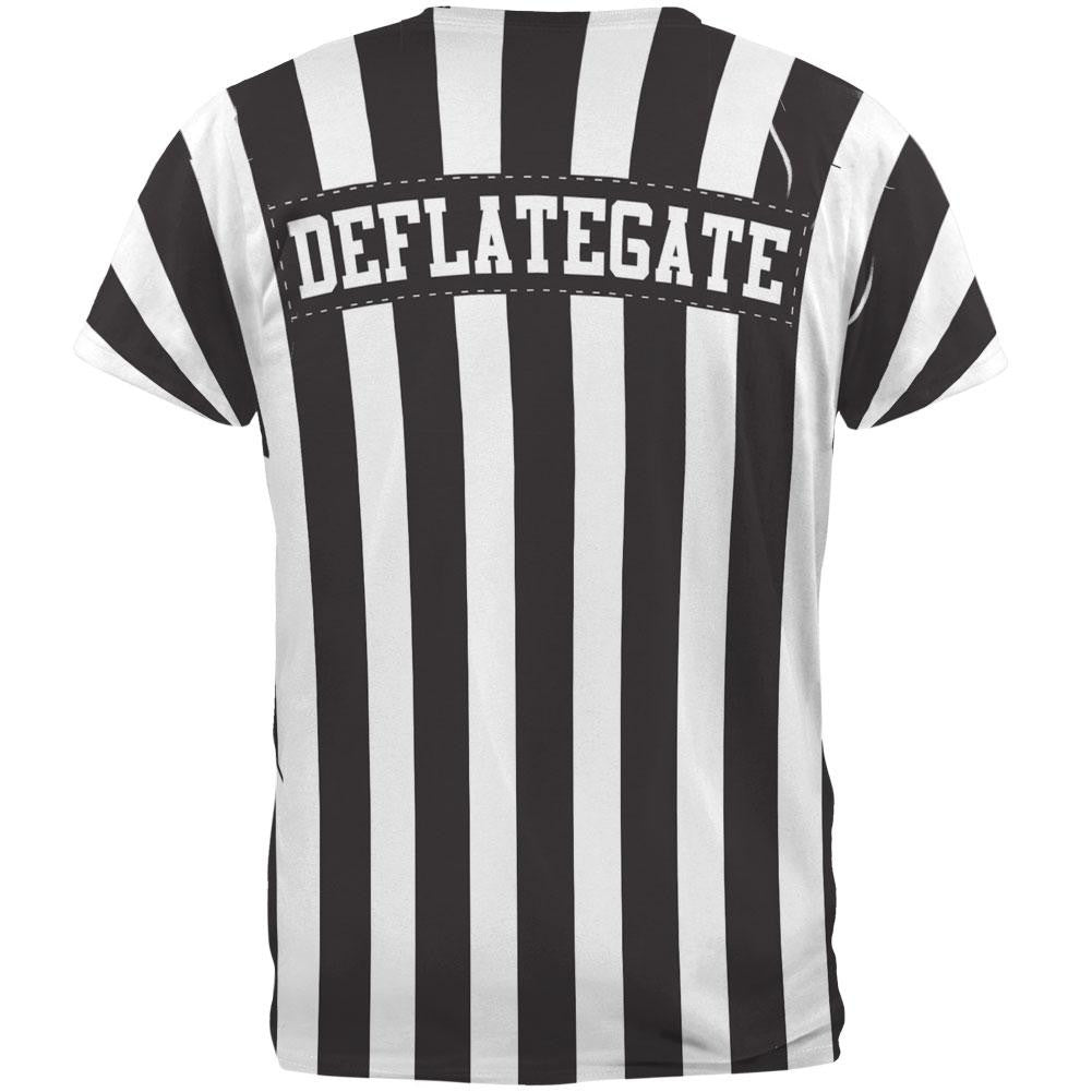 Halloween Deflategate Ball Referee Costume All Over Adult T-Shirt Men's T-Shirts Old Glory