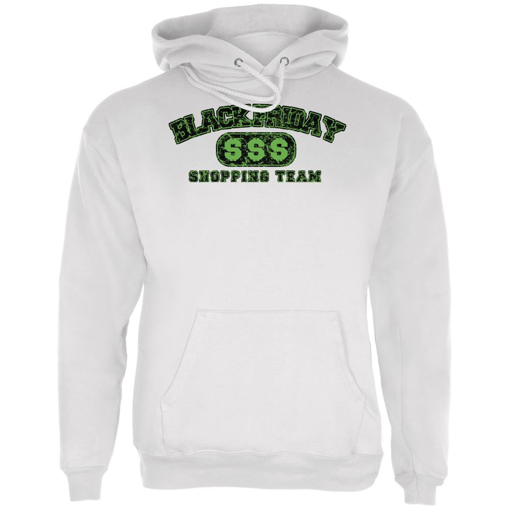 Black Friday Shopping Team White Adult Hoodie Men's Hoodies Old Glory LG White