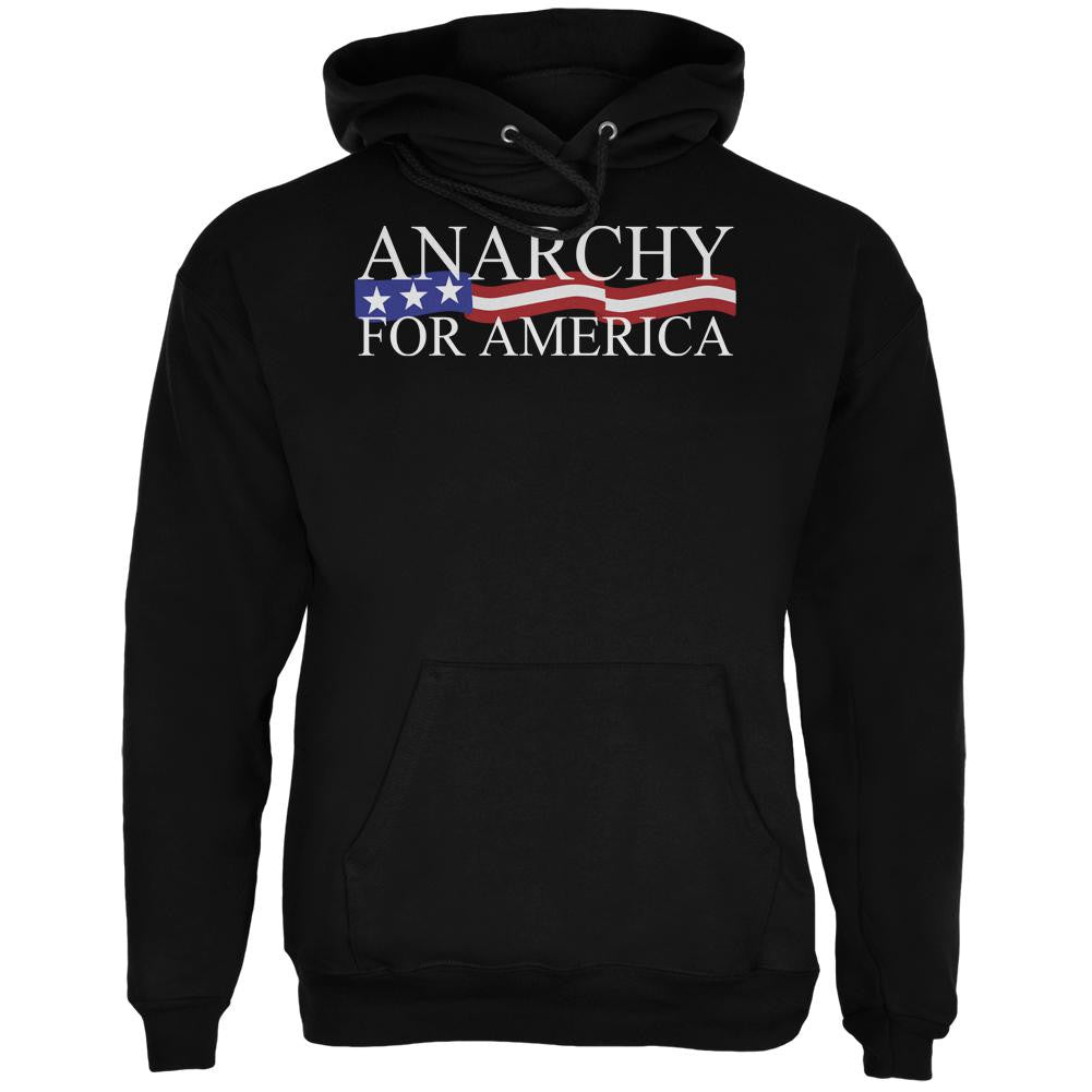 Election Anarchy for America Black Adult Hoodie Men's Hoodies Old Glory 2XL Black