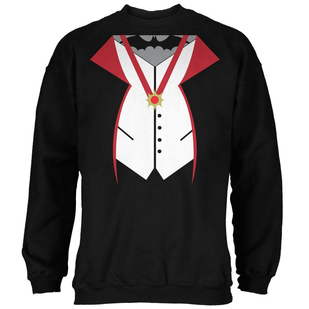 Halloween Vampire Costume Black Adult Sweatshirt Men's Sweatshirts Old Glory