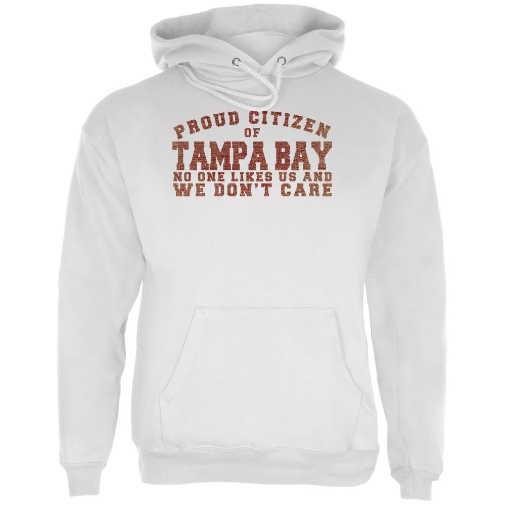 Proud No One Likes Tampa Bay White Adult Hoodie Men's Hoodies Old Glory LG White