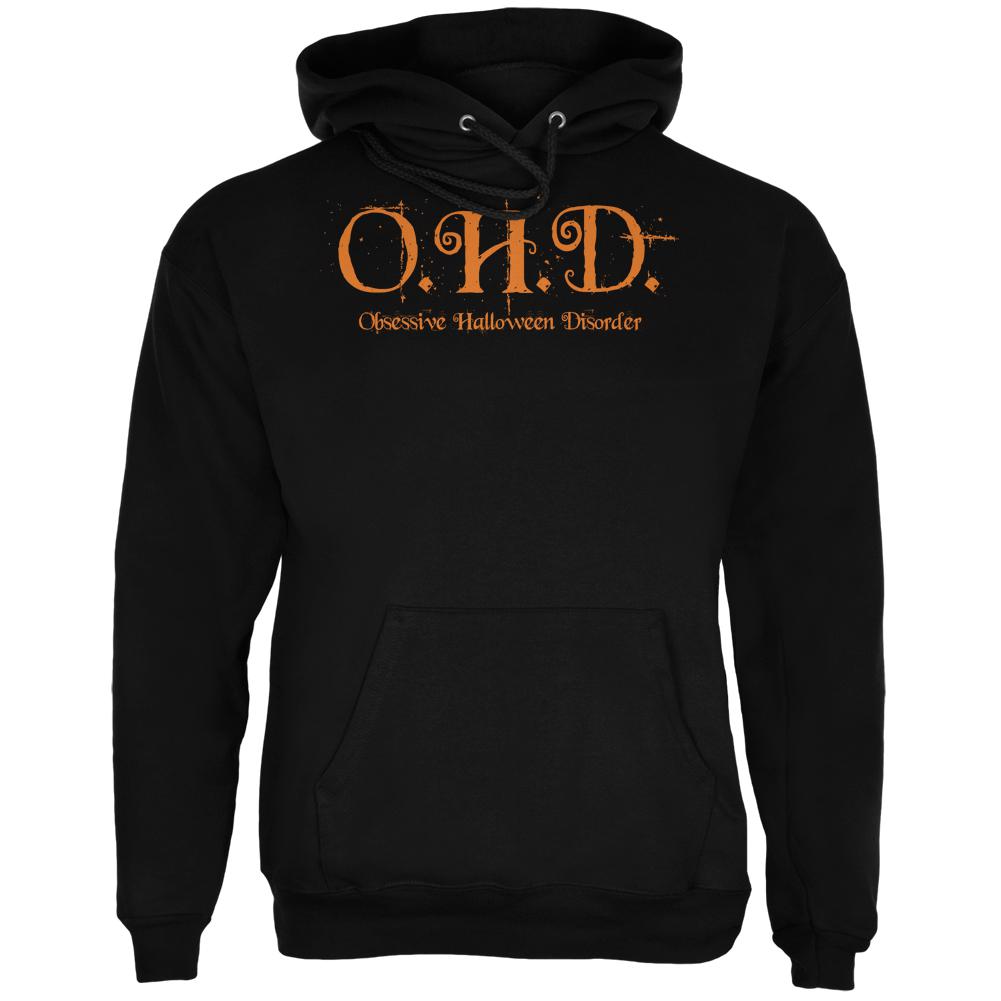 OHD Obsessive Halloween Disorder Black Adult Hoodie Men's Hoodies Old Glory 2XL Black