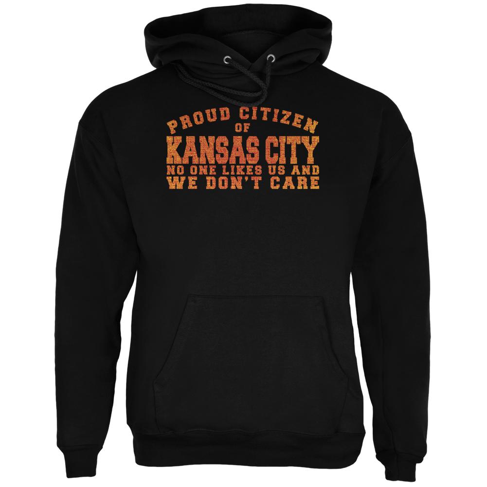 Proud No One Likes Kansas City Black Adult Hoodie Men's Hoodies Old Glory 2XL Black