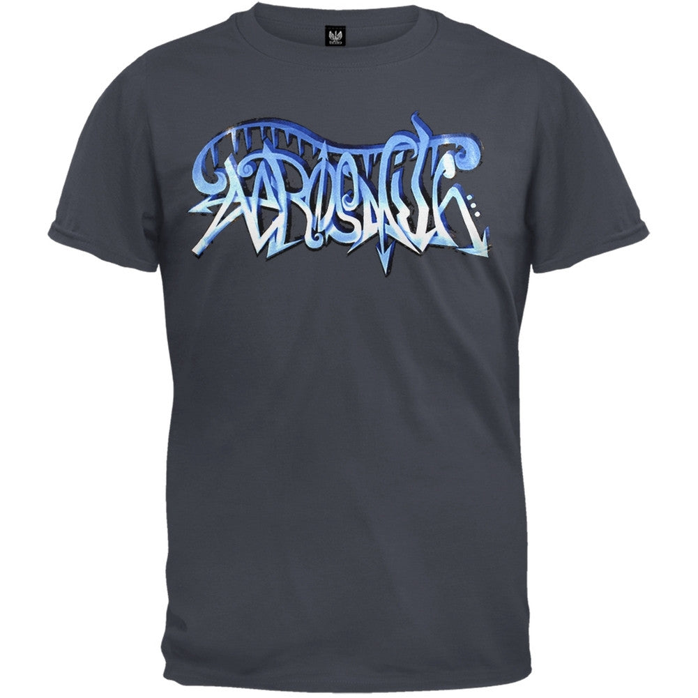 Aerosmith - Iced T-Shirt Men's T-Shirts Aerosmith XL Grey