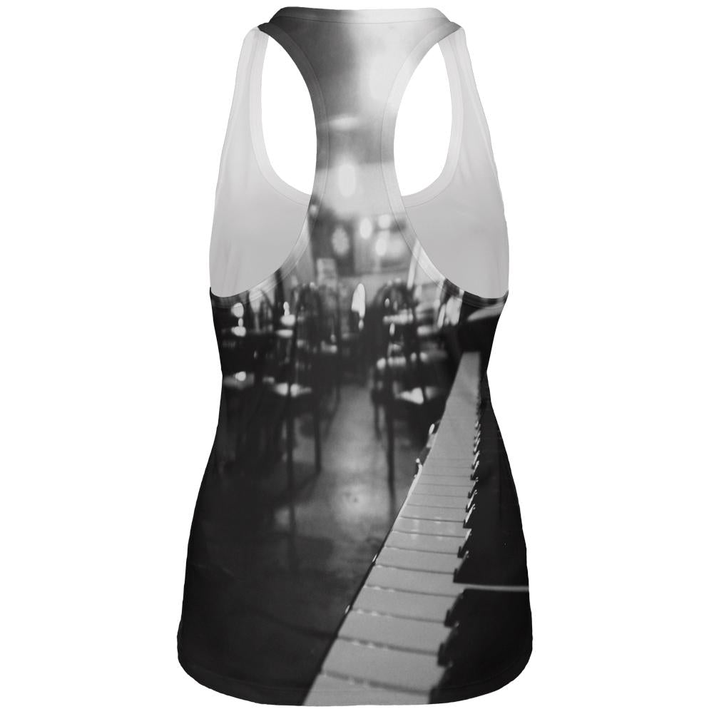 Words Fail Music Speaks All Over Womens Racerback Tank Top Women's Tank Tops Old Glory