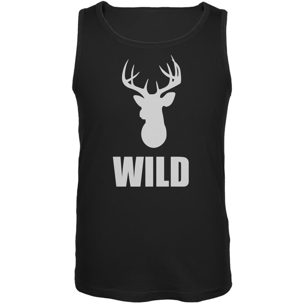 Buck Wild Black Adult Tank Top Men's Tank Tops Old Glory 2XL Black
