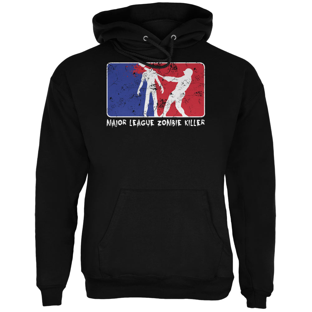 Halloween Major League Zombie Killer Black Adult Hoodie Men's Hoodies Old Glory 2XL Black