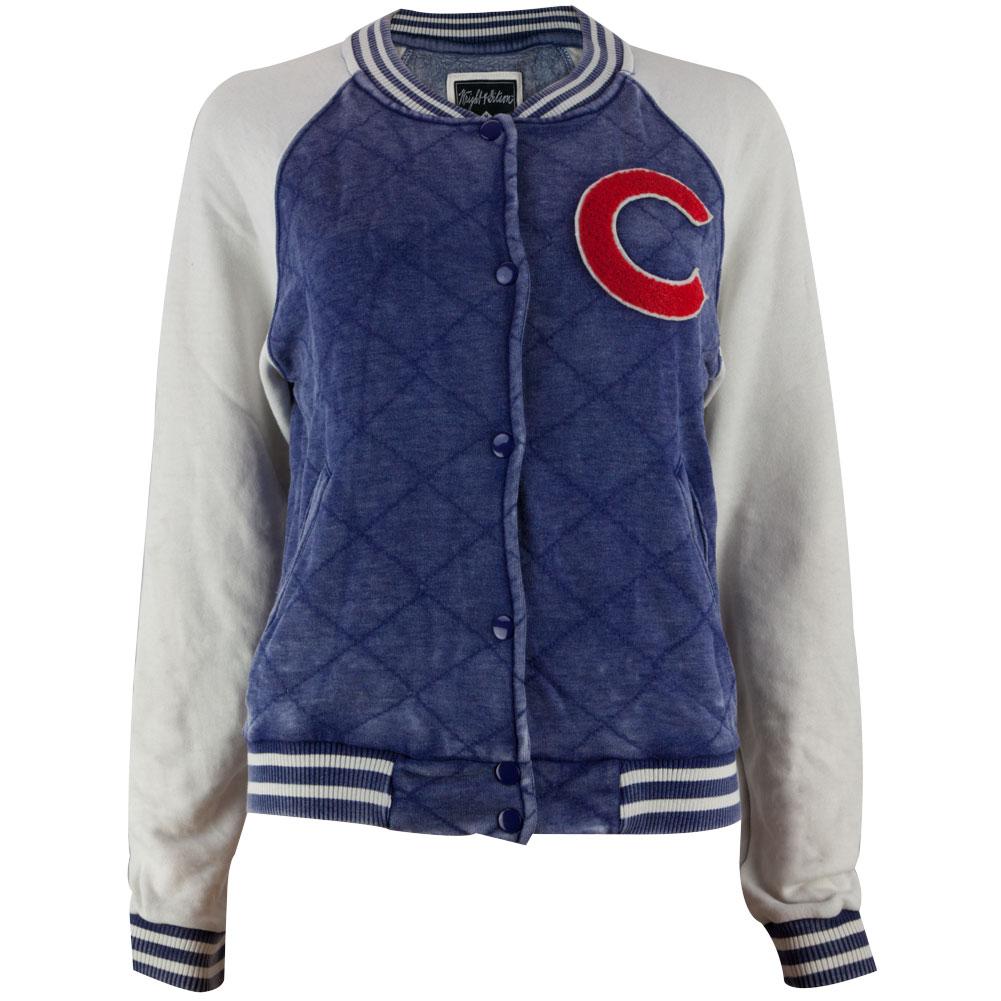 Chicago Cubs - Logo Brownstein Juniors Baseball Jacket Juniors Jackets Chicago Cubs SM Blue