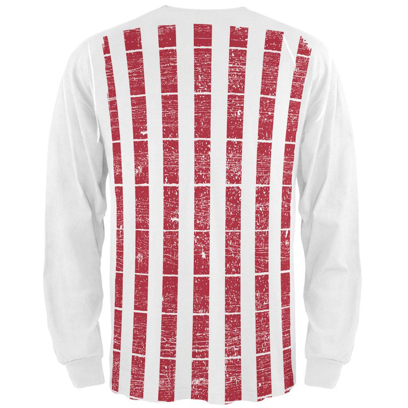 American Anarchy Flag All Over Adult Long Sleeve T-Shirt Men's Long Sleeves Old Glory