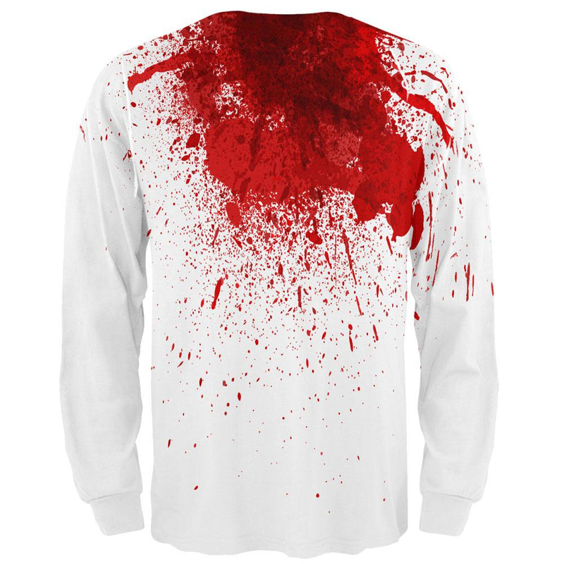 Halloween Decapitated Costume All Over Adult Long Sleeve T-Shirt Men's Long Sleeves Old Glory