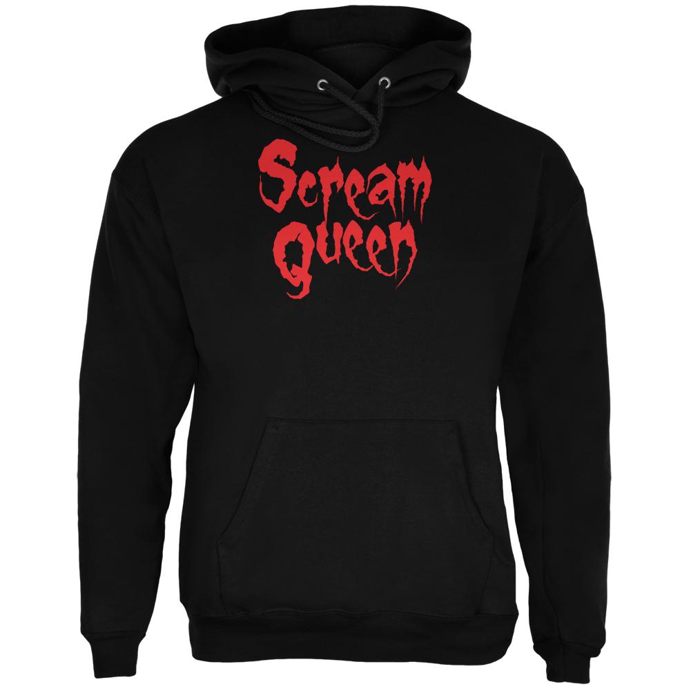 Scream Queen Black Adult Hoodie Men's Hoodies Old Glory SM Black