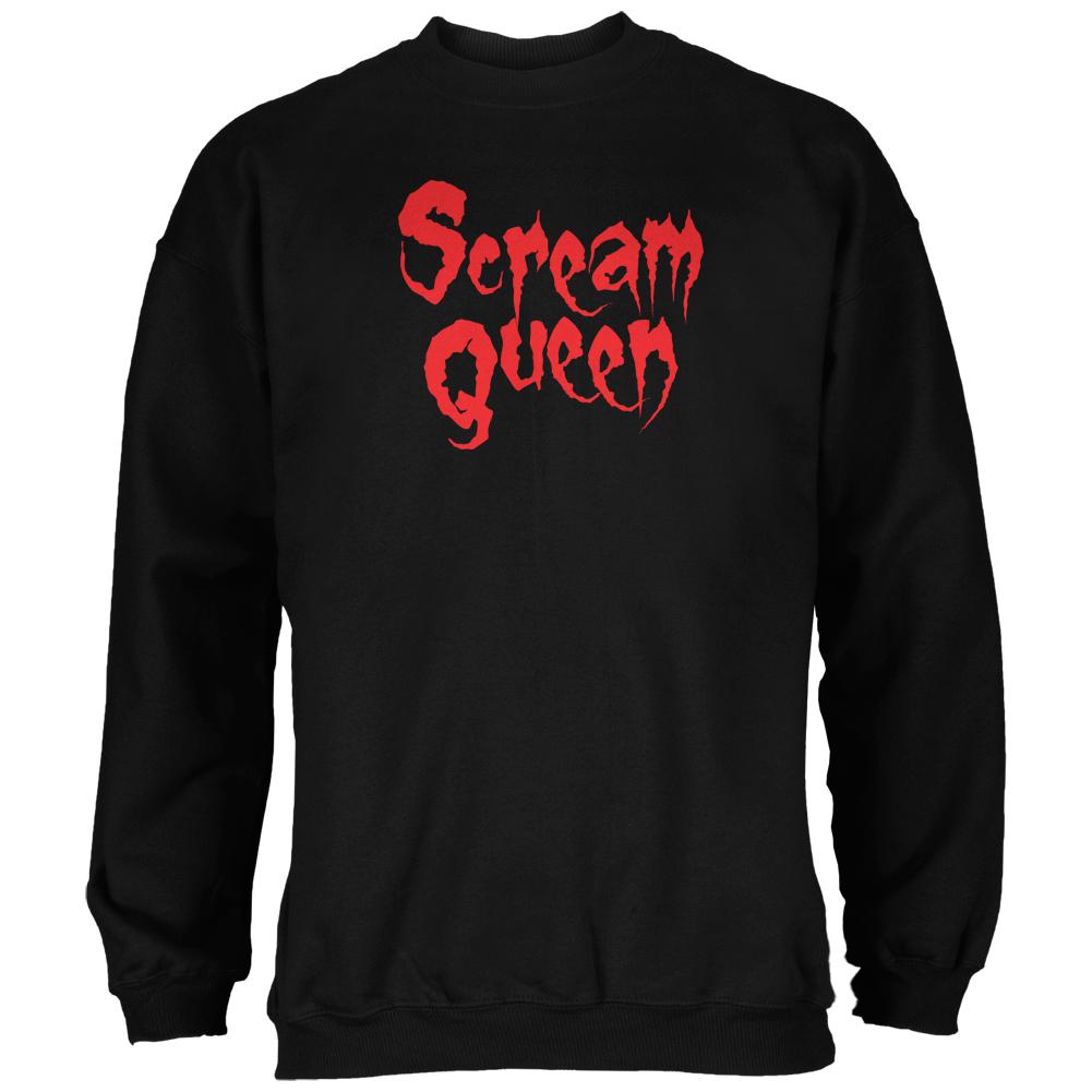 Scream Queen Black Adult Sweatshirt Men's Sweatshirts Old Glory SM Black